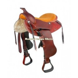 Sella Western cuoio liscio