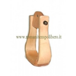 Staffe Western legno e pelle