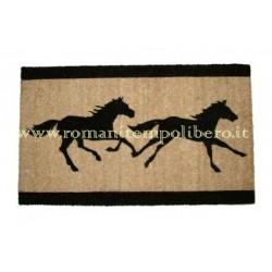 Tappeto in cocco " Horses "